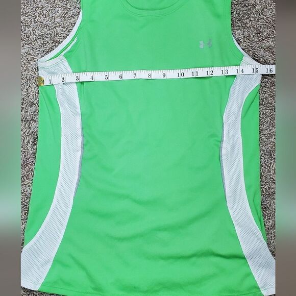 Adidas Green & White Athletic Tank Top - Picture 4 of 5
